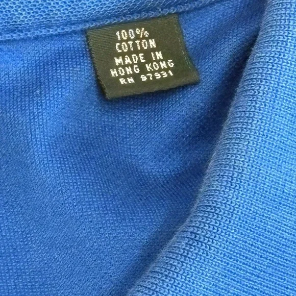 Vintage Masters Polo Shirt Mens XL Blue Embroidered Logo Golf - Picture 5 of 9